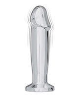 Nasstoys - Ass-sation Remote-Control Vibrating Metal Anal Plug (Silver) - Silver