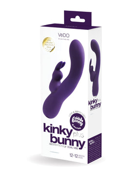 VeDO - Kinky Bunny Plus Rechargeable Rabbit Vibrator (Purple) - Purple
