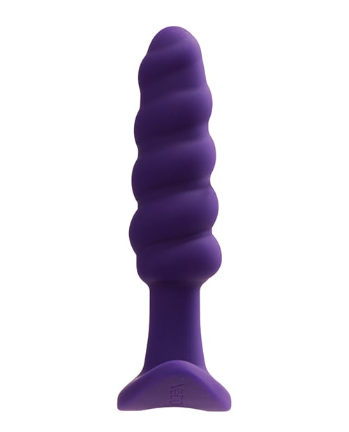 VeDO - Twist Rechargeable Vibrating Anal Plug (Purple) - Purple