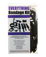 Plesur - Everything Bondage 12-Piece BDSM Kit (Black) - Black