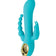Natalie's Toy Box - Mighty Magic 3-in-1 Rabbit & Anal Beads Vibrator (Blue) - Blue