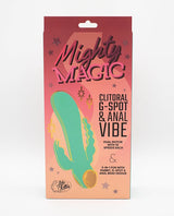 Natalie's Toy Box - Mighty Magic 3-in-1 Rabbit & Anal Beads Vibrator (Blue) - Blue