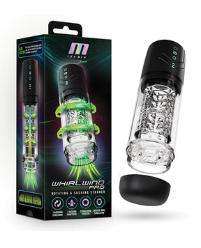 Blush Novelties - M for Men Whirlwind Pro Automatic Masturbator (Black) - Black