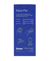 Dame - Fin 2.0 Rechargeable Finger Vibrator (Pink) - Pink