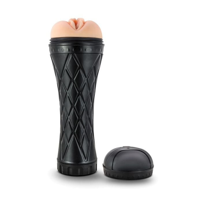 Blush Novelties - M for Men The Torch Realistic Vagina Masturbator (Beige) - Beige