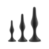 Blush Novelties - Luxe Beginner Anal Plug Kit (Black) - Black