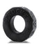 Oxballs - Sprocket Comfort No-Roll Cock Ring (Black) - Black