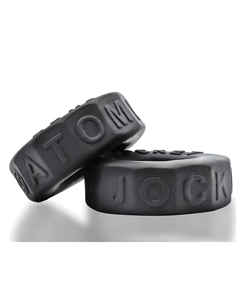 Oxballs - Sprocket Comfort No-Roll Cock Ring (Black) - Black