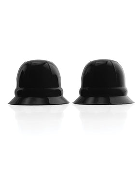 Hunky Junk - Nano Nips Silicone Nipple Suction Set (Black) - Black