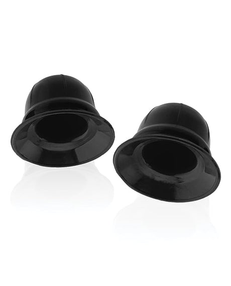Hunky Junk - Nano Nips Silicone Nipple Suction Set (Black) - Black