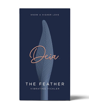 Deia - The Feather Rechargeable Clitoral Vibrator (Blue) - Blue
