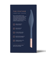 Deia - The Feather Rechargeable Clitoral Vibrator (Blue) - Blue