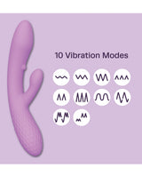 plusOne x Cosmopolitan - Main Character Rabbit Vibrator - Multi Colour