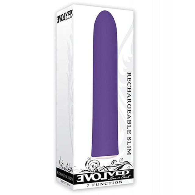 Evolved - Love Is Back Slim Rechargeable G-Spot Vibrator (Purple) - Purple