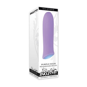 Evolved - Purple Haze Rechargeable Bullet Vibrator (Purple) - Purple