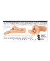 Gender X - Backdoor Bash Realistic Ass Masturbator (Beige) - Beige