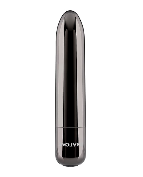 Evolved - Real Simple Rechargeable Bullet Vibrator (Black Chrome) - Metallic