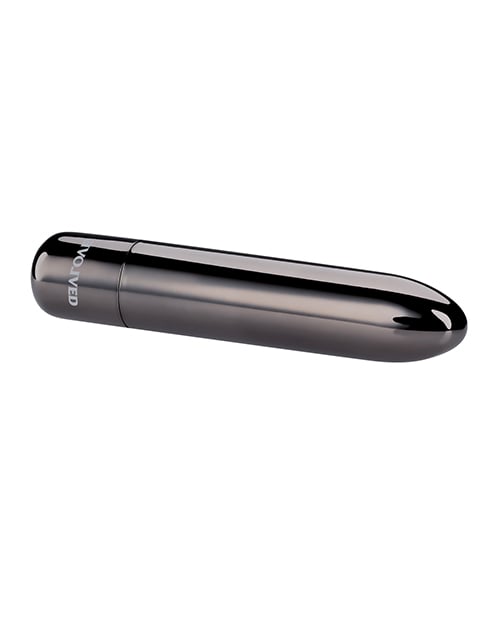 Evolved - Real Simple Rechargeable Bullet Vibrator (Black Chrome) - Metallic