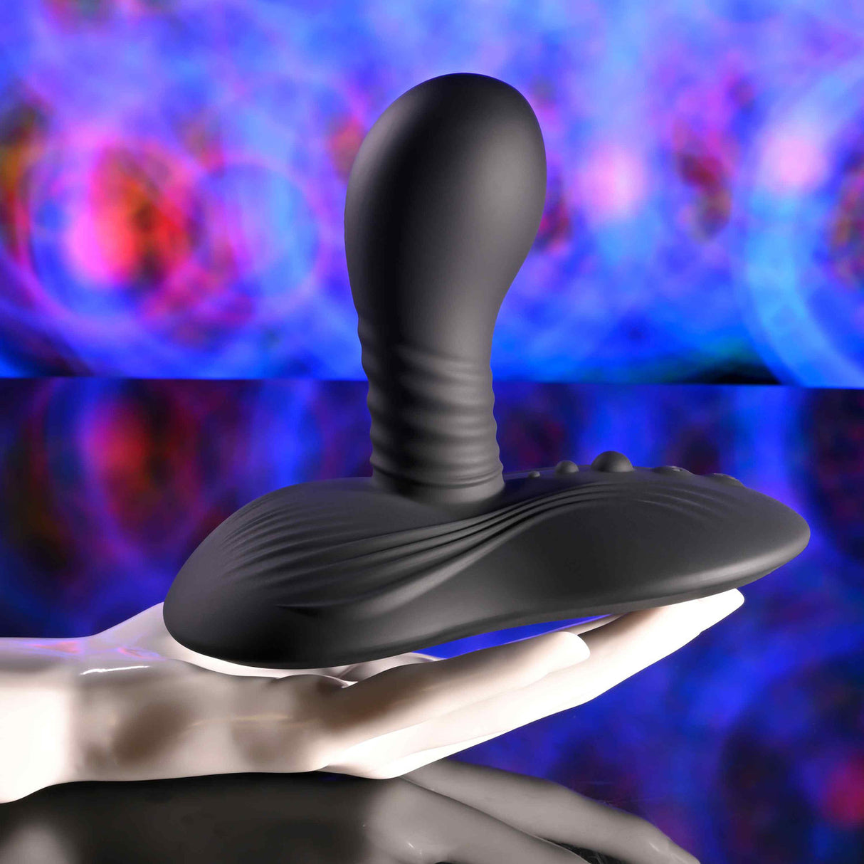 Playboy – Vibrator Tunggangan Kawalan Jauh Sittin’ and Spinnin’ (Hitam)