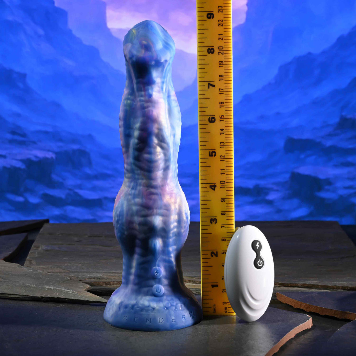 Gender X - Wildest Dreams Remote-Controlled Thrusting Fantasy Dildo (Multi Colour)