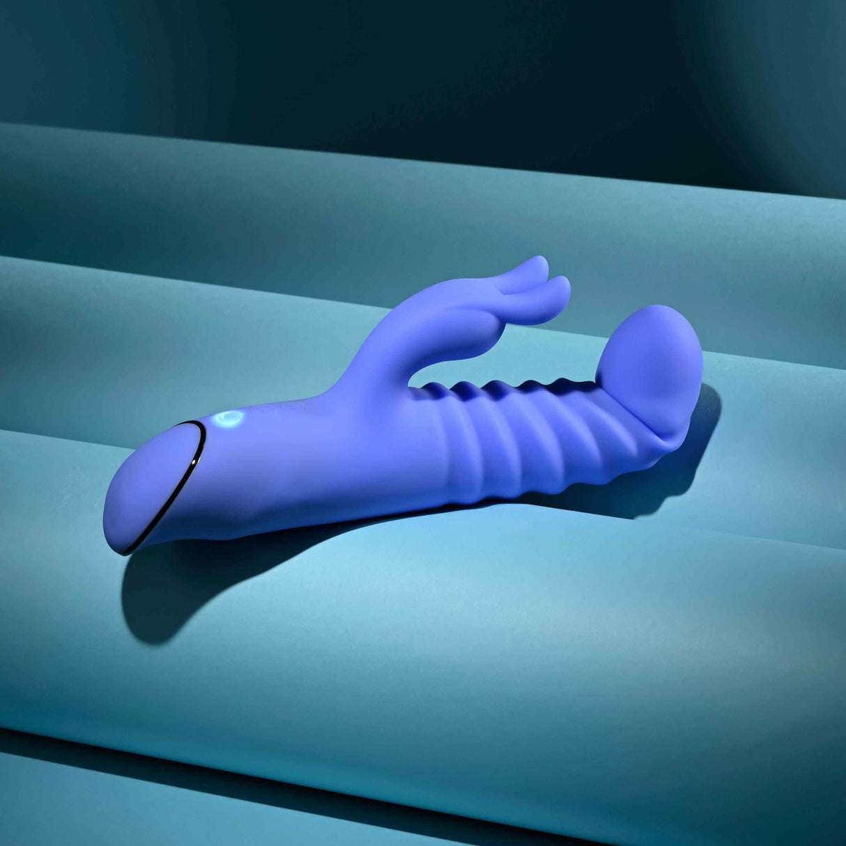 Evolved - Knock Knock 可充电兔形振动器（蓝色）