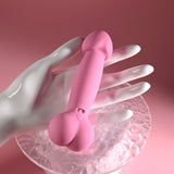 SELOPA - A Bit Nutty Rechargeable Realistic Dildo Vibrator (Pink)