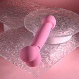 SELOPA - A Bit Nutty Rechargeable Realistic Dildo Vibrator (Pink)