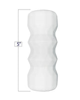 Icon Brands - GeoStroker Four 12.7 cm Ultra-Soft Textured Masturbator (White) - White / 12.7 cm