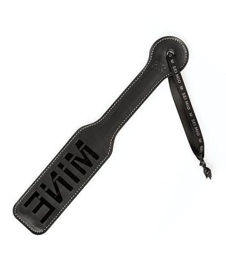 Sei Mio - You're All Mine Impression Spanking Paddle (Black) - Black