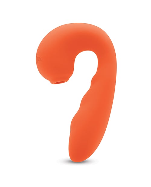Bodywand - 4 Play Suck & Buzz Clitoral Vibrator (Orange) - Orange