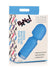 XR Brands - Bang! Mini Rechargeable Wand Massager (Blue) - Blue