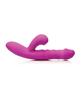XR Brands - Bang! Thrusting & Sucking Rabbit Vibrator (Purple) - Purple