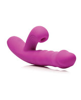 XR Brands - Bang! Thrusting & Sucking Rabbit Vibrator (Purple) - Purple