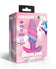 XR Brands - Creature Cocks Unicorn Swirl Silicone Anal Plug (Purple) - Purple / Small