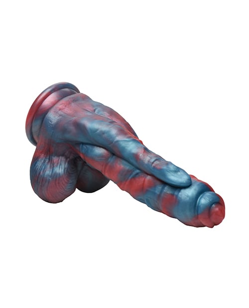 XR Brands - Creature Cocks Hydra Vibrating Silicone Dildo (Blue) - Blue
