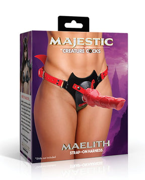 XR Brands - Majestic Maelith Strap-On Harness (Black) - Black