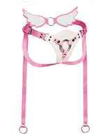 XR Brands - Majestic Solyra Strap-On Harness (Pink) - Pink