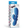 XR Brands - Bang! BG Thick Silicone Rabbit Vibrator (Blue) - Blue