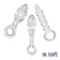Dr. Tush's - Halo of Pleasure Glass Anal Plug Set - Beige