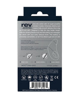 VeDO - Rev Rechargeable Vibrating Cock Ring (Black) - Black