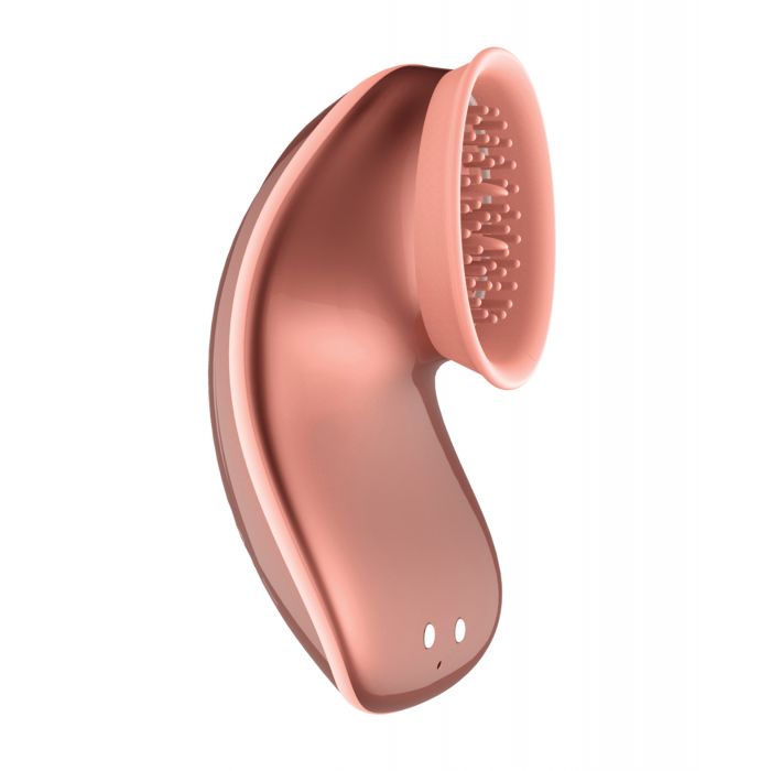 Shots - Twitch Innovation Hands-Free Clitoral Vibrator (Rose Gold) - Gold
