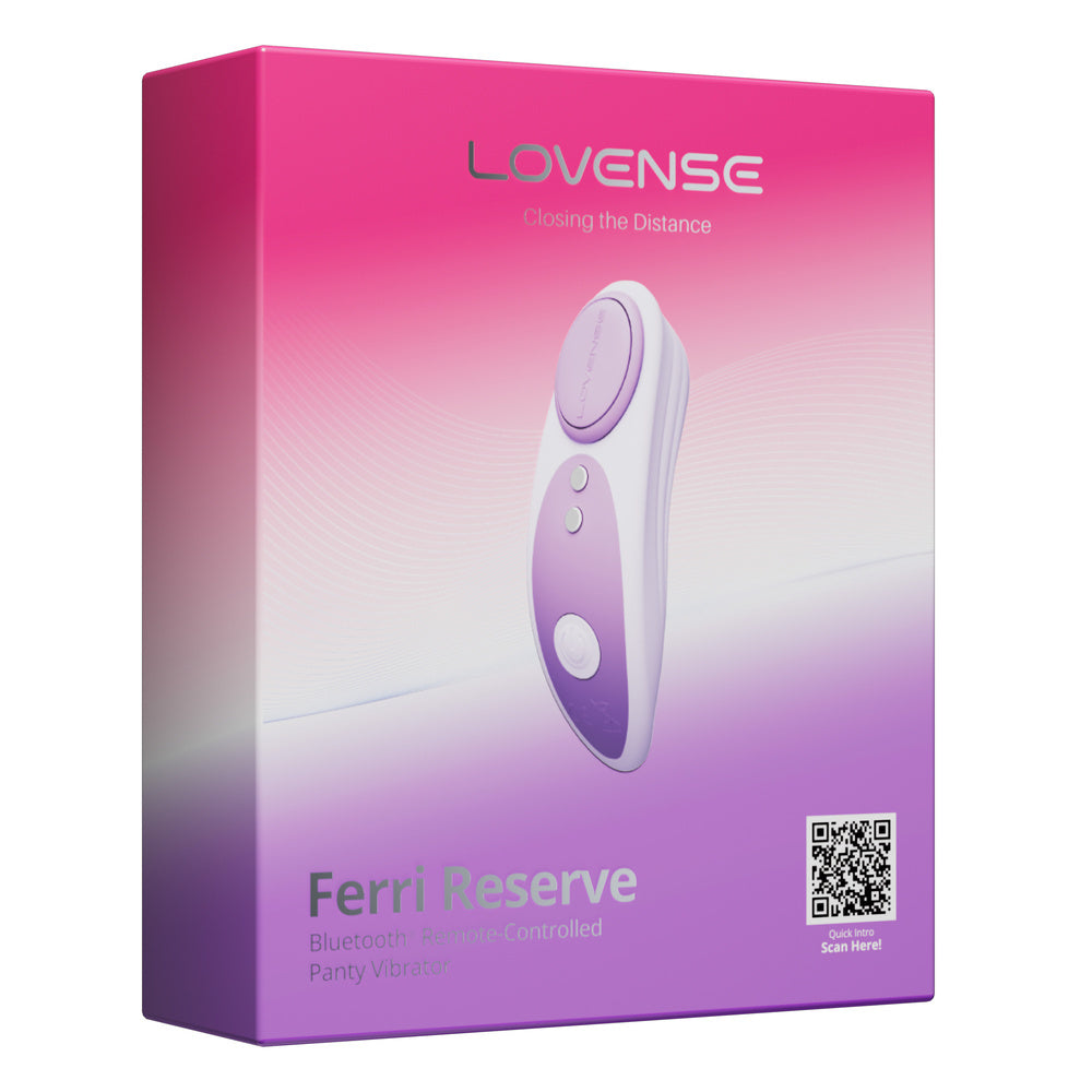 Lovense - Penggetar Pantri Ferri Reserve Kawalan Aplikasi (Ungu)
