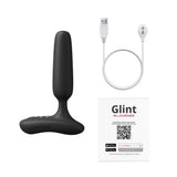 Lovense - Glint Touch-Responsive App-Controlled Anal Plug (Black)