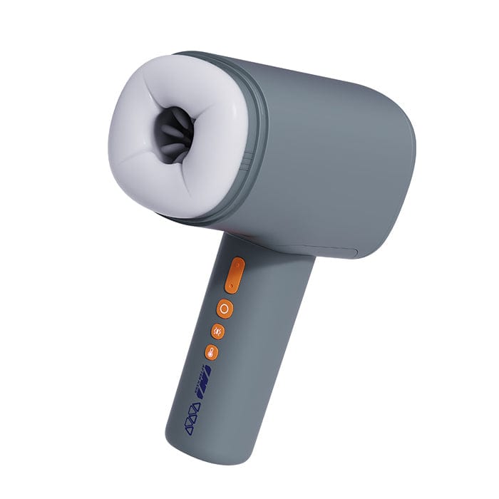 AK - S1 AI Thrusting Vibrating Heating Stroker Masturbator (Grey) AK1011 CherryAffairs
