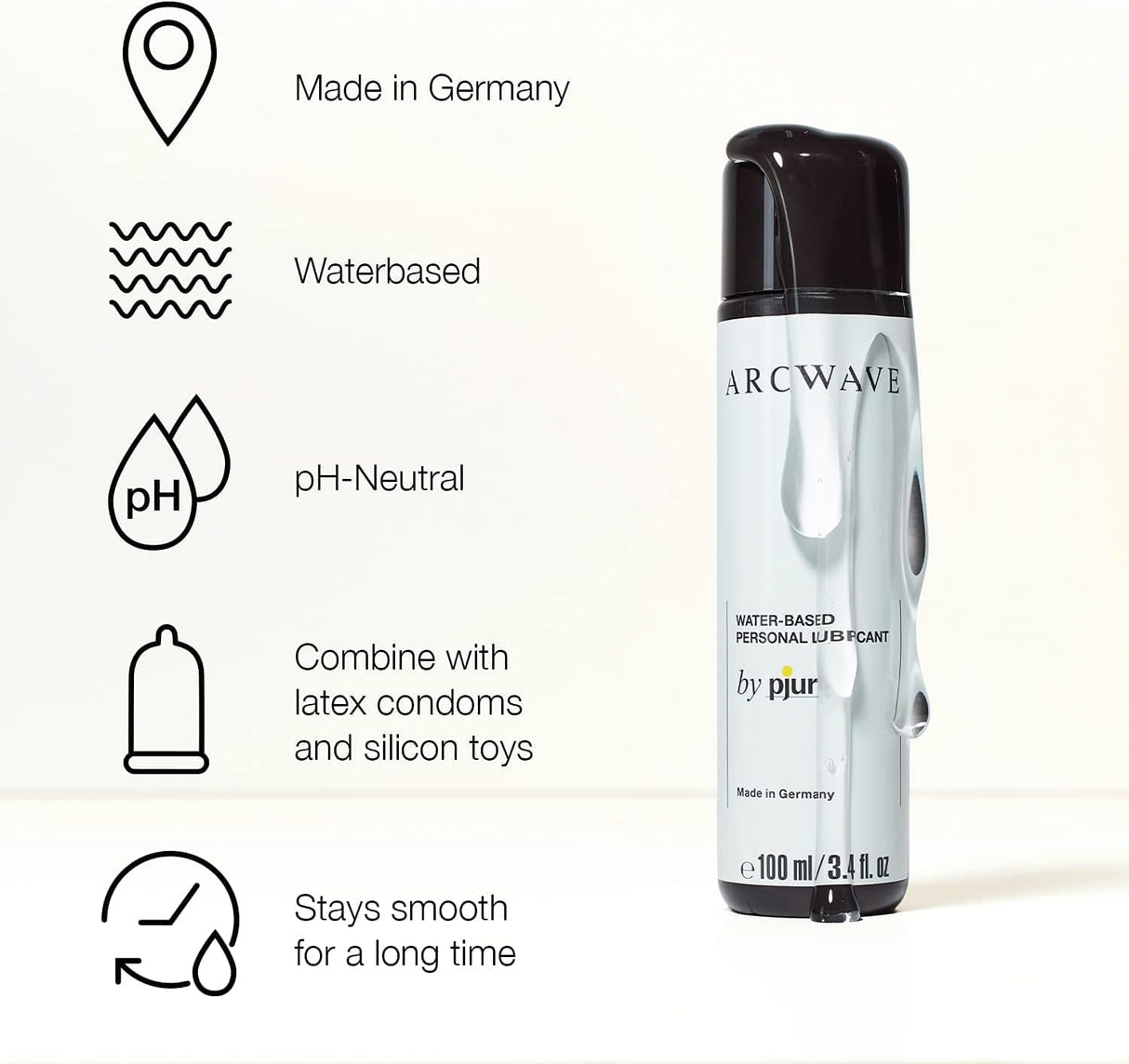 Arcwave - Arcwave by Pjur Water Based Lubricant AW1011 CherryAffairs