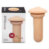 🎁 Autoblow - 2 Plus XT Sleeve Vagina and Mouth Orifice (Beige) (100% off) AB1004 CherryAffairs