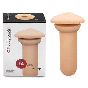 🎁 Autoblow - 2 Plus XT Sleeve Vagina and Mouth Orifice (Beige) (100% off) AB1004 CherryAffairs