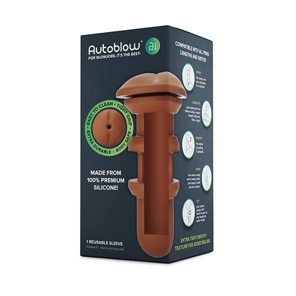 🎁 Autoblow - A.I Series Standard Silicone Sleeve Vagina Mouth Anus Orifice (100% off) AB1018 CherryAffairs