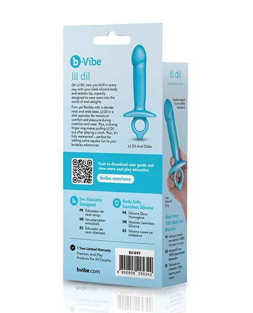 B-Vibe - Lil Dil Silicone Anal Dildo (Beige) BV1035 CherryAffairs
