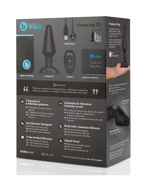 B-Vibe - Rimming Remote Control Anal Plug XL BV1018 CherryAffairs
